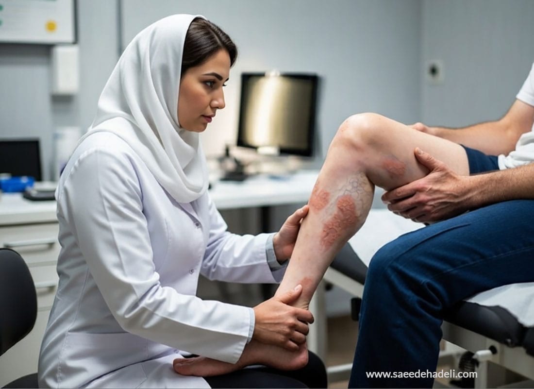 اگزمای واریس پا چیست